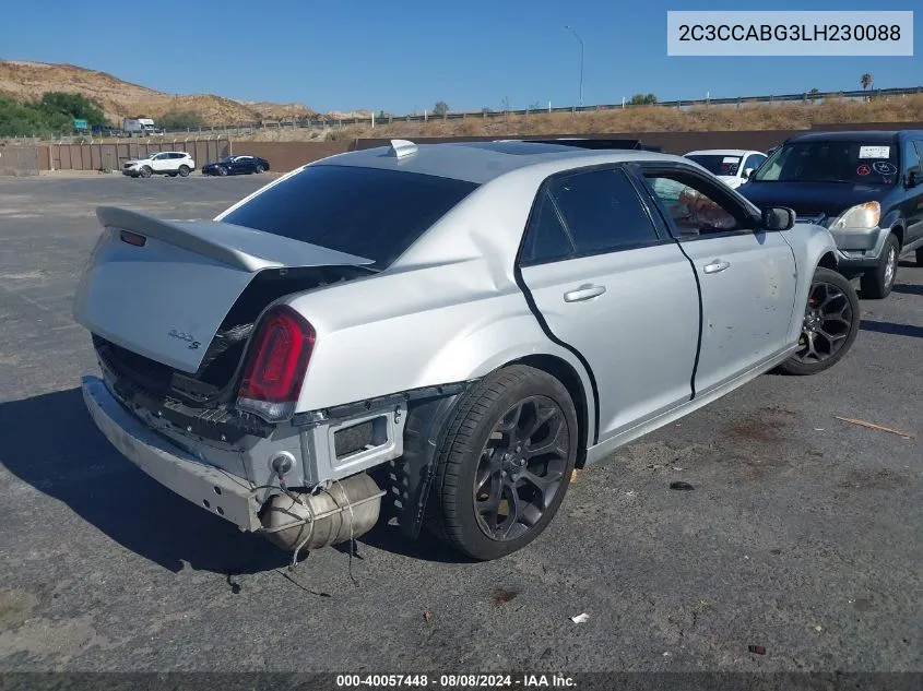 2020 Chrysler 300 300S VIN: 2C3CCABG3LH230088 Lot: 40057448