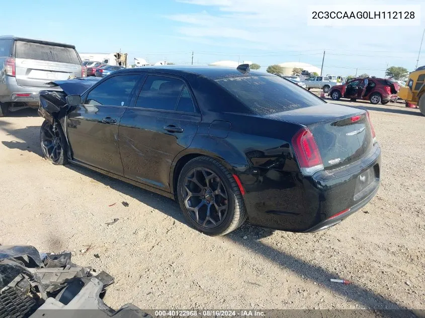 2C3CCAAG0LH112128 2020 Chrysler 300 Touring