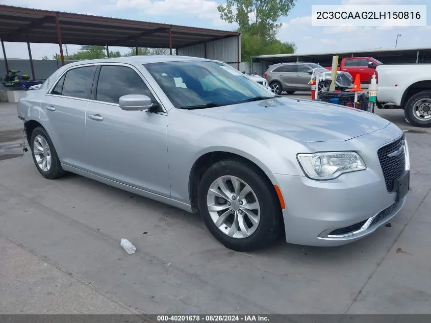 2C3CCAAG2LH150816 2020 Chrysler 300 Touring