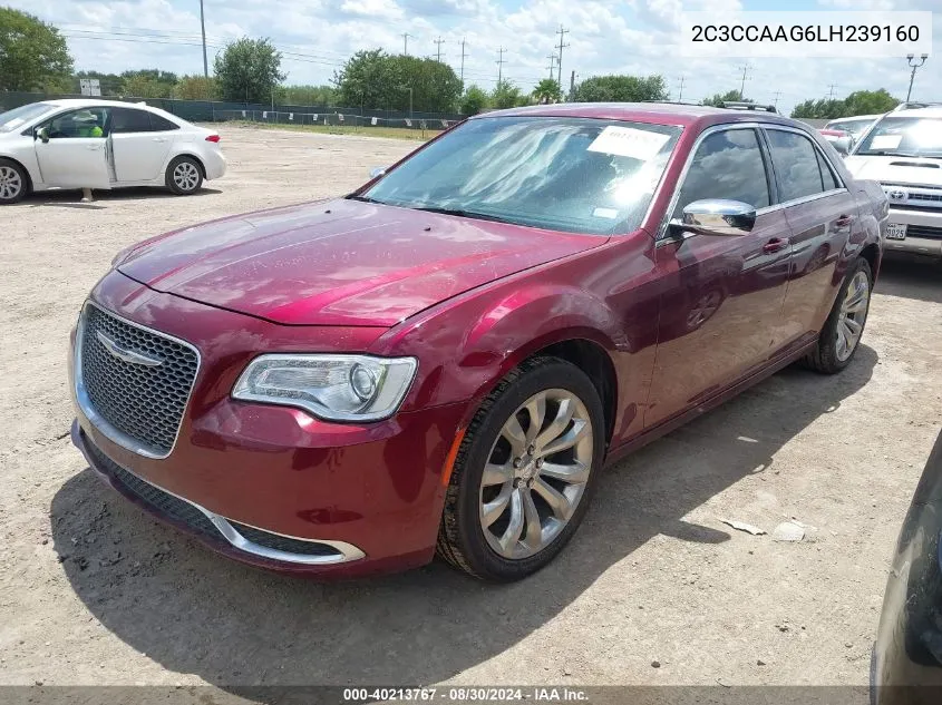 2020 Chrysler 300 Touring VIN: 2C3CCAAG6LH239160 Lot: 40213767