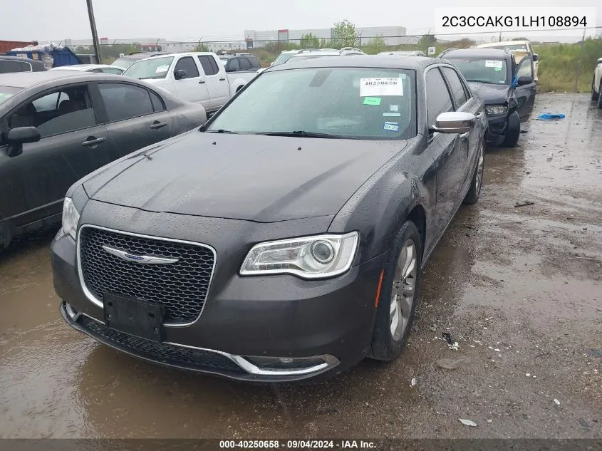 2C3CCAKG1LH108894 2020 Chrysler 300 Limited