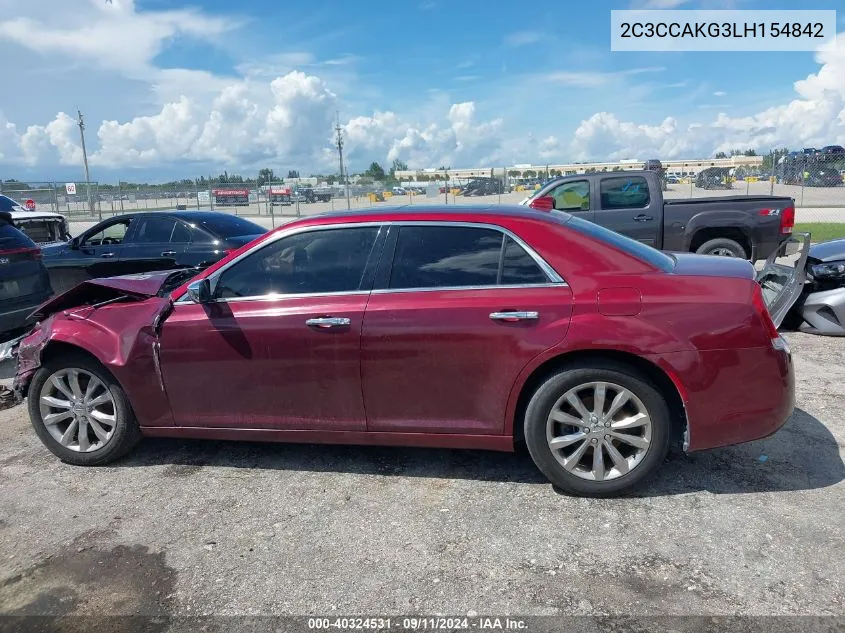 2C3CCAKG3LH154842 2020 Chrysler 300 Limited