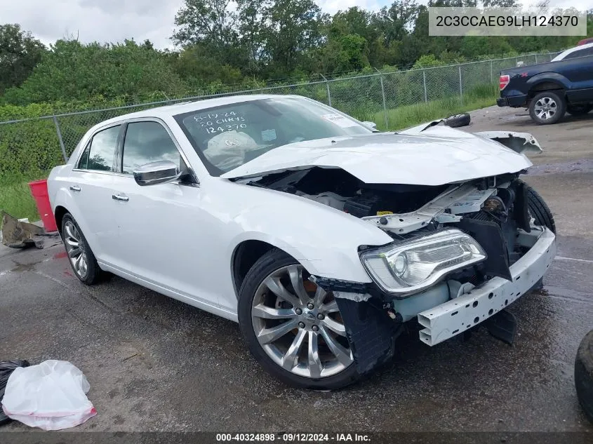 2020 Chrysler 300 Limited VIN: 2C3CCAEG9LH124370 Lot: 40324898