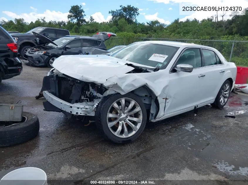 2020 Chrysler 300 Limited VIN: 2C3CCAEG9LH124370 Lot: 40324898