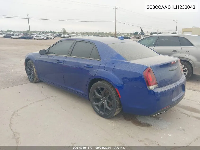 2020 Chrysler 300 Touring VIN: 2C3CCAAG1LH230043 Lot: 40401177