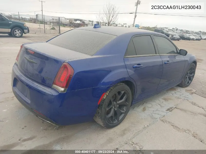 2020 Chrysler 300 Touring VIN: 2C3CCAAG1LH230043 Lot: 40401177