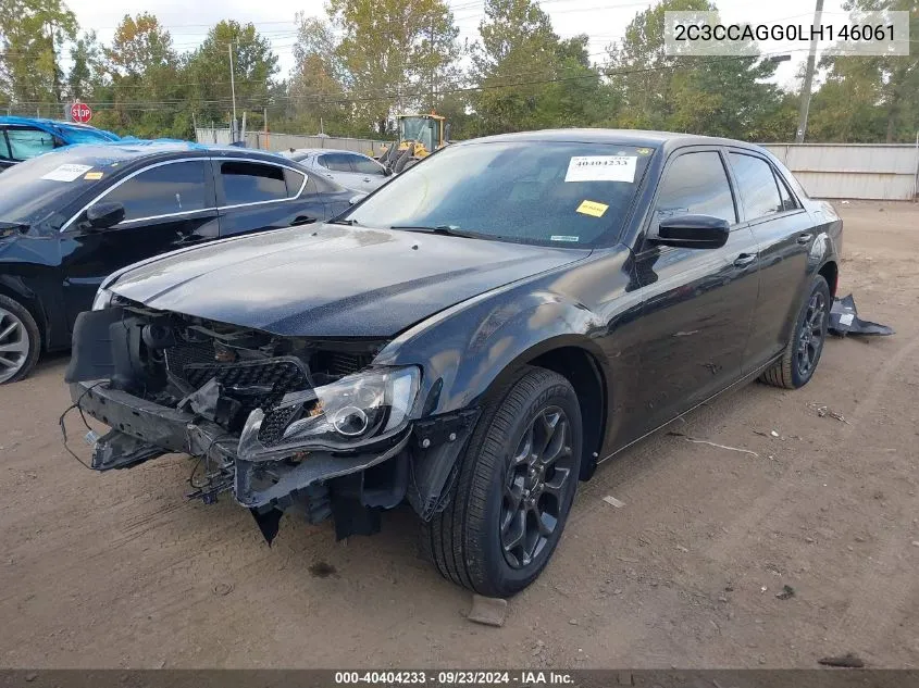 2020 Chrysler 300 S VIN: 2C3CCAGG0LH146061 Lot: 40404233