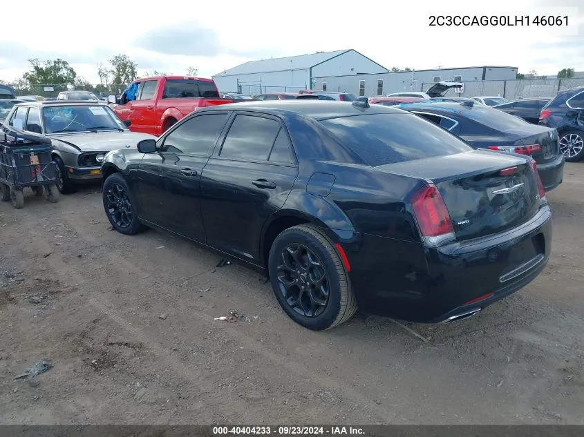 2C3CCAGG0LH146061 2020 Chrysler 300 S