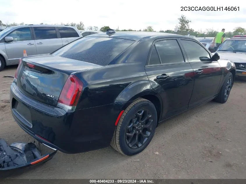 2020 Chrysler 300 S VIN: 2C3CCAGG0LH146061 Lot: 40404233