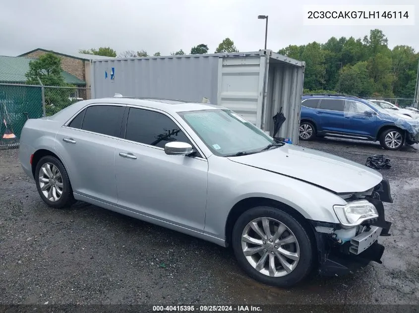 2C3CCAKG7LH146114 2020 Chrysler 300 Limited Awd