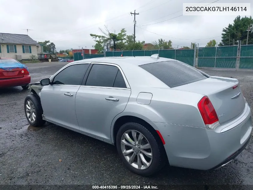 2C3CCAKG7LH146114 2020 Chrysler 300 Limited Awd