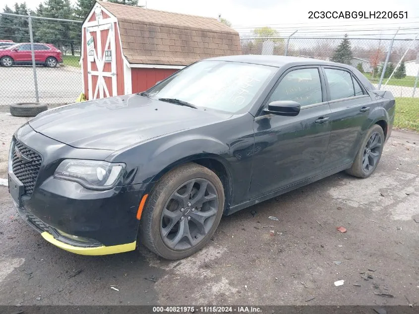 2020 Chrysler 300 300S VIN: 2C3CCABG9LH220651 Lot: 40821975