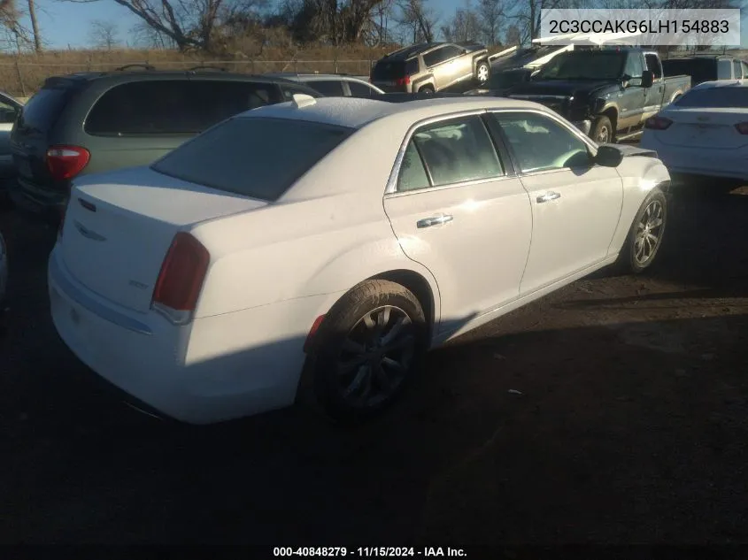 2020 Chrysler 300 Limited Awd VIN: 2C3CCAKG6LH154883 Lot: 40848279