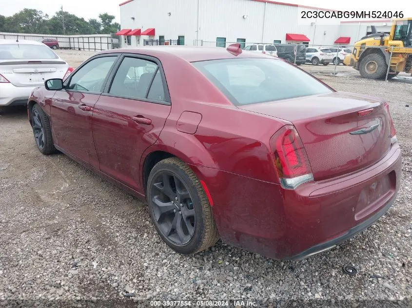 2C3CCABG9MH524046 2021 Chrysler 300 300S