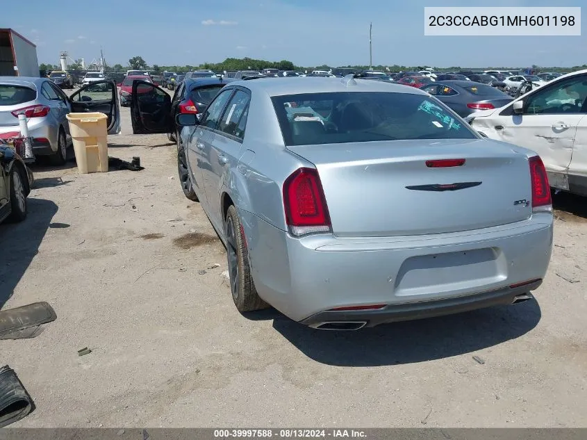 2021 Chrysler 300 S VIN: 2C3CCABG1MH601198 Lot: 39997588