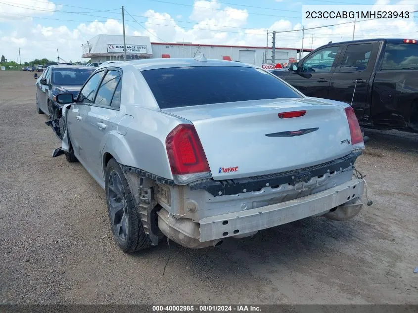 2C3CCABG1MH523943 2021 Chrysler 300 300S