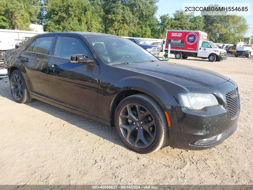 2021 Chrysler 300 300S VIN: 2C3CCABG6MH554685 Lot: 40085637