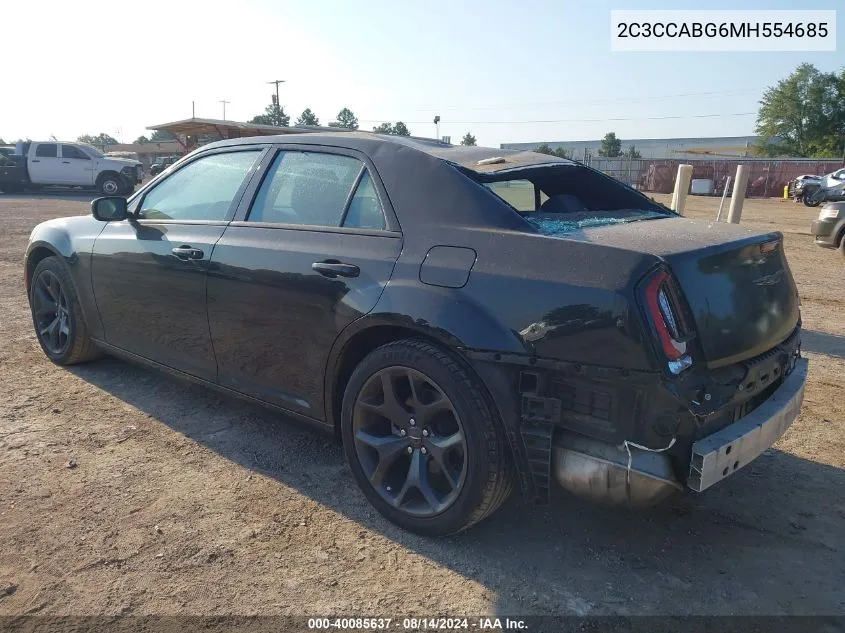 2021 Chrysler 300 300S VIN: 2C3CCABG6MH554685 Lot: 40085637