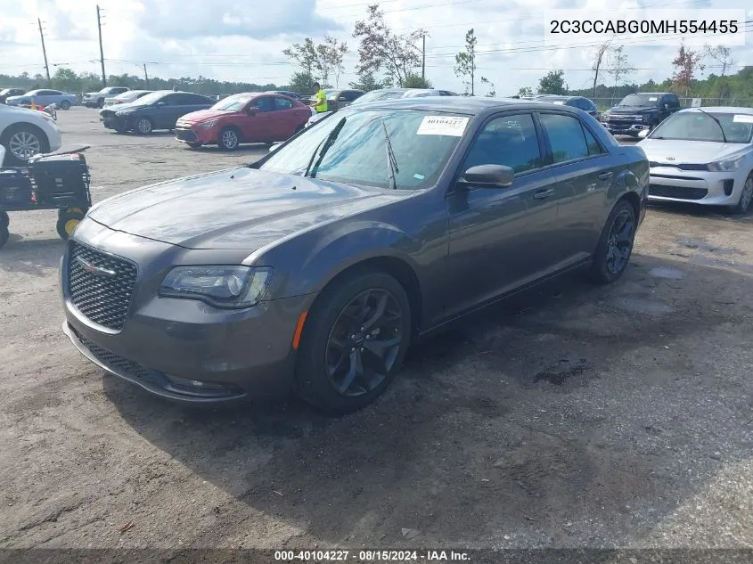 2021 Chrysler 300 300S VIN: 2C3CCABG0MH554455 Lot: 40104227