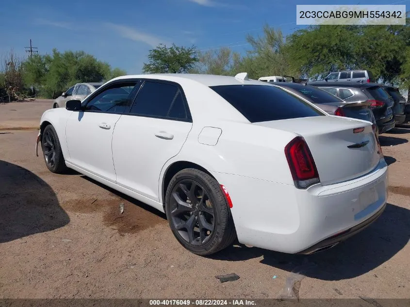 2021 Chrysler 300 300S VIN: 2C3CCABG9MH554342 Lot: 40176049