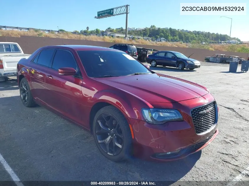 2021 Chrysler 300 300S VIN: 2C3CCABG9MH532924 Lot: 40209983