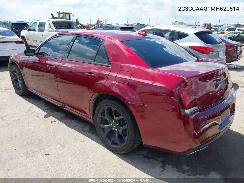 2021 Chrysler 300 Touring VIN: 2C3CCAAG1MH620514 Lot: 40262492