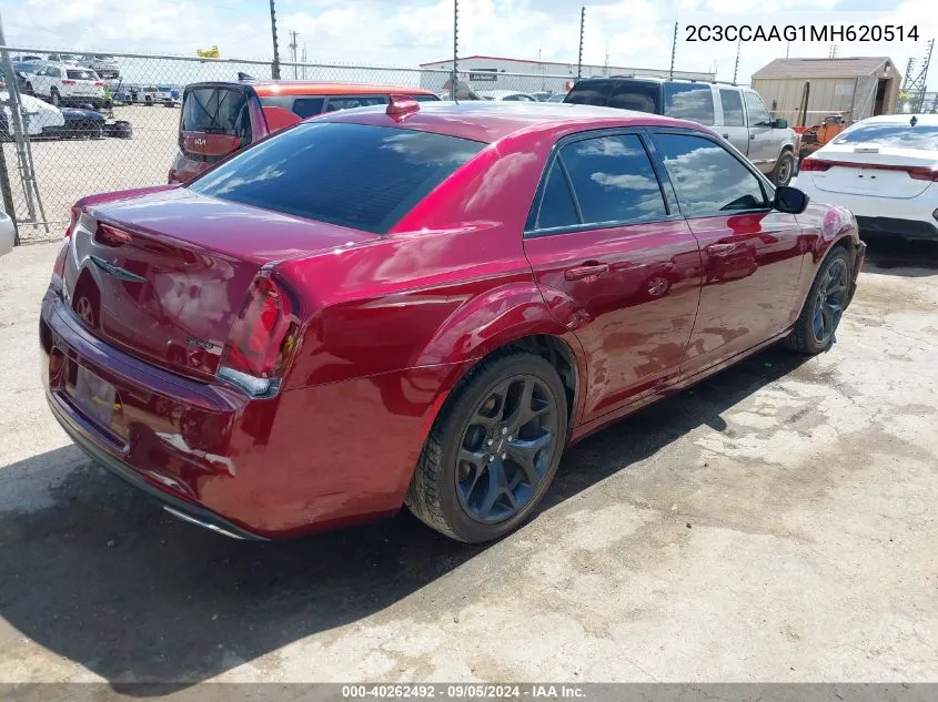 2021 Chrysler 300 Touring VIN: 2C3CCAAG1MH620514 Lot: 40262492