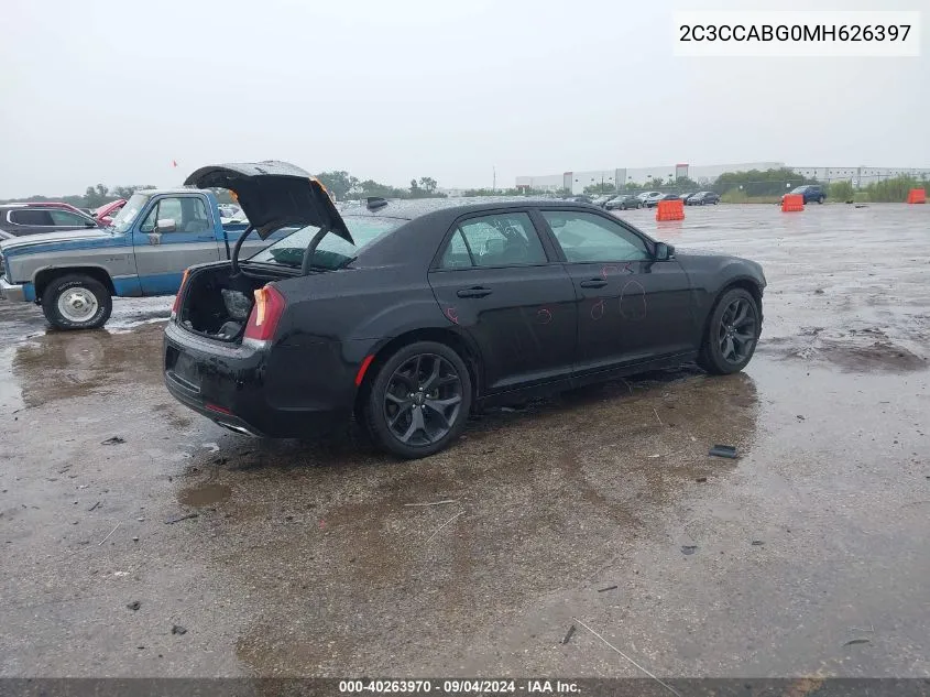 2021 Chrysler 300 300S VIN: 2C3CCABG0MH626397 Lot: 40263970