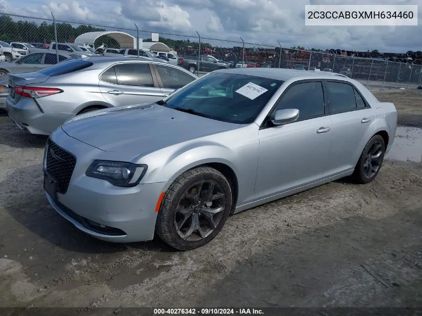 2021 Chrysler 300 S VIN: 2C3CCABGXMH634460 Lot: 40276342