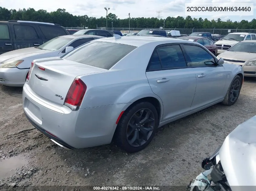 2C3CCABGXMH634460 2021 Chrysler 300 S