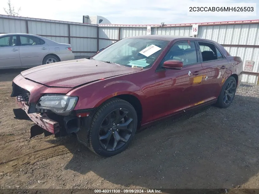 2021 Chrysler 300 300S VIN: 2C3CCABG6MH626503 Lot: 40311930