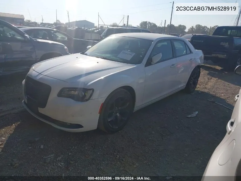 2021 Chrysler 300 S VIN: 2C3CCABG7MH528919 Lot: 40352596