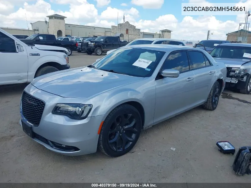 2021 Chrysler 300 300S VIN: 2C3CCABG2MH545661 Lot: 40379150