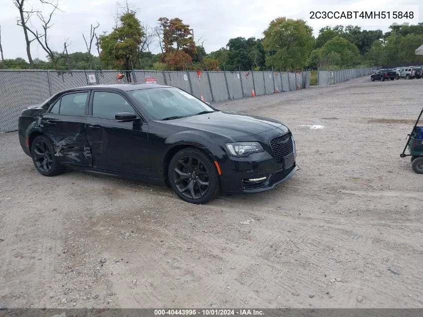 2021 Chrysler 300 S VIN: 2C3CCABT4MH515848 Lot: 40443995