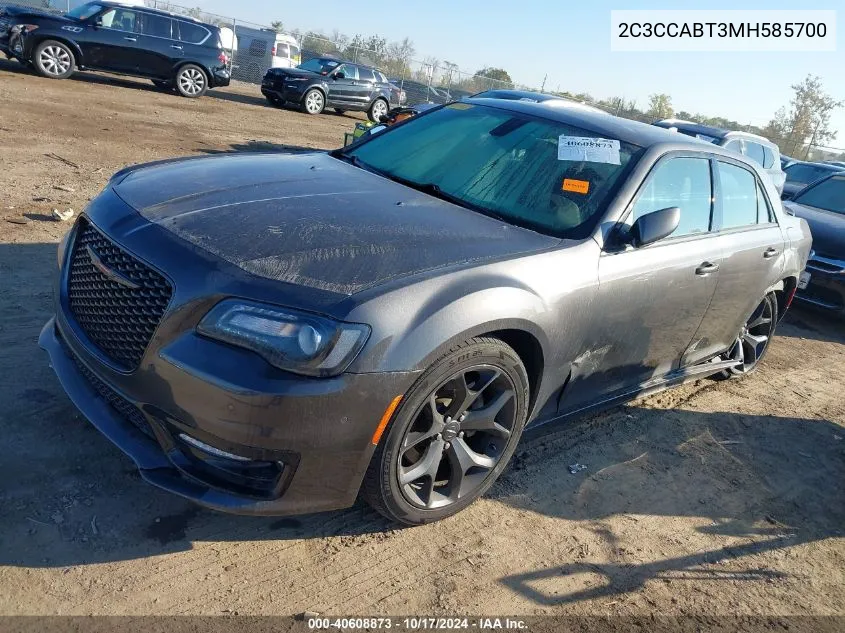 2C3CCABT3MH585700 2021 Chrysler 300 S