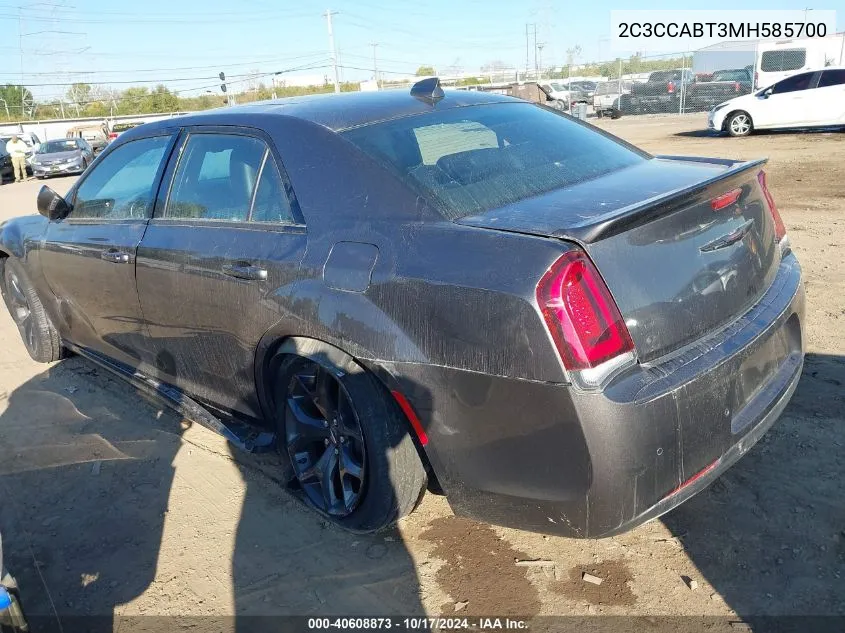 2C3CCABT3MH585700 2021 Chrysler 300 S