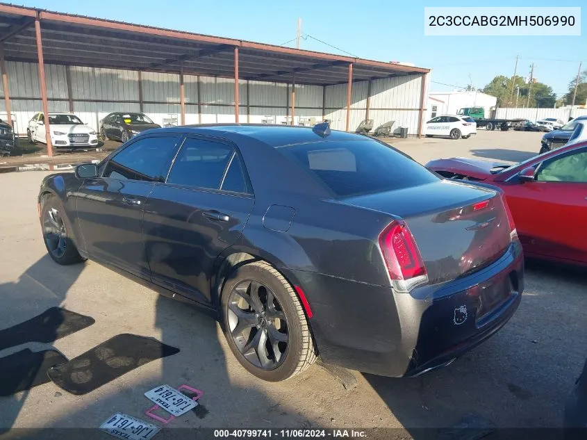 2021 Chrysler 300 300S VIN: 2C3CCABG2MH506990 Lot: 40799741