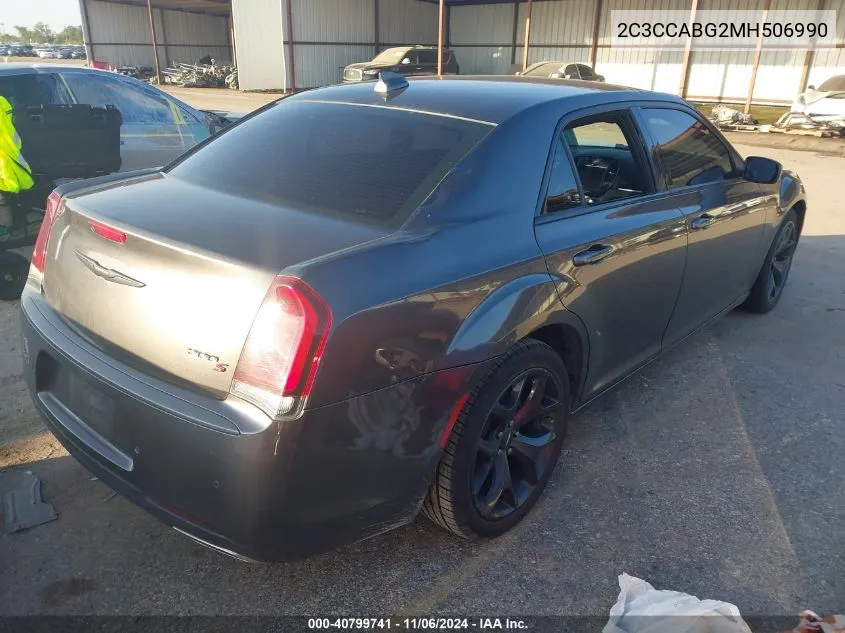 2021 Chrysler 300 300S VIN: 2C3CCABG2MH506990 Lot: 40799741