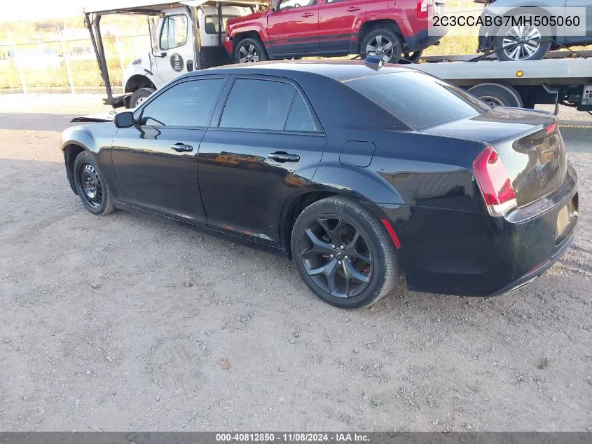 2021 Chrysler 300 300S VIN: 2C3CCABG7MH505060 Lot: 40812850