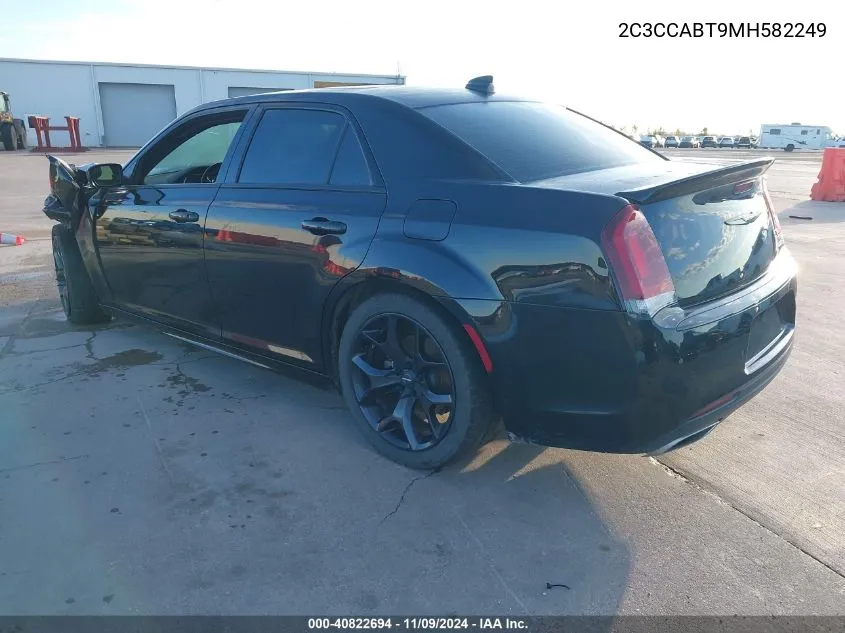 2021 Chrysler 300 300S VIN: 2C3CCABT9MH582249 Lot: 40822694