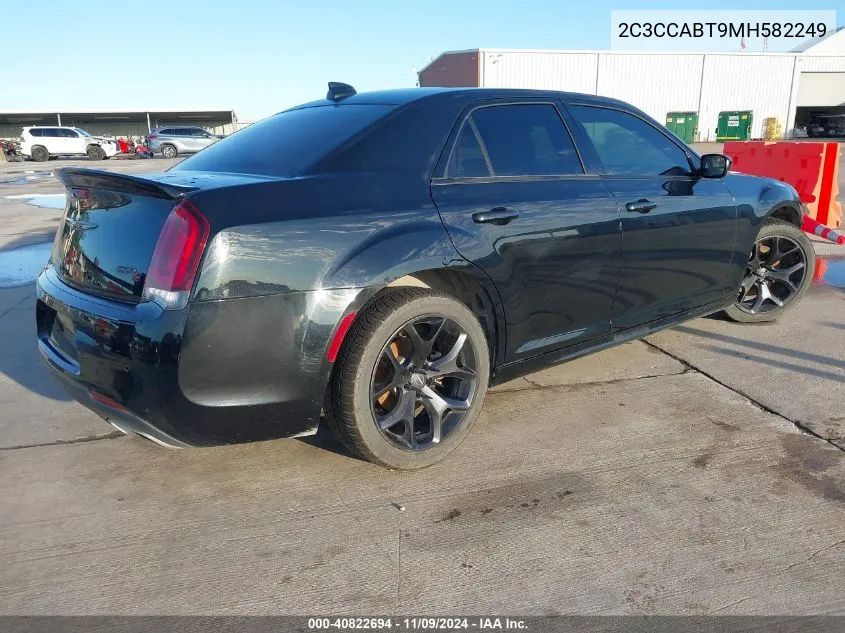 2021 Chrysler 300 300S VIN: 2C3CCABT9MH582249 Lot: 40822694