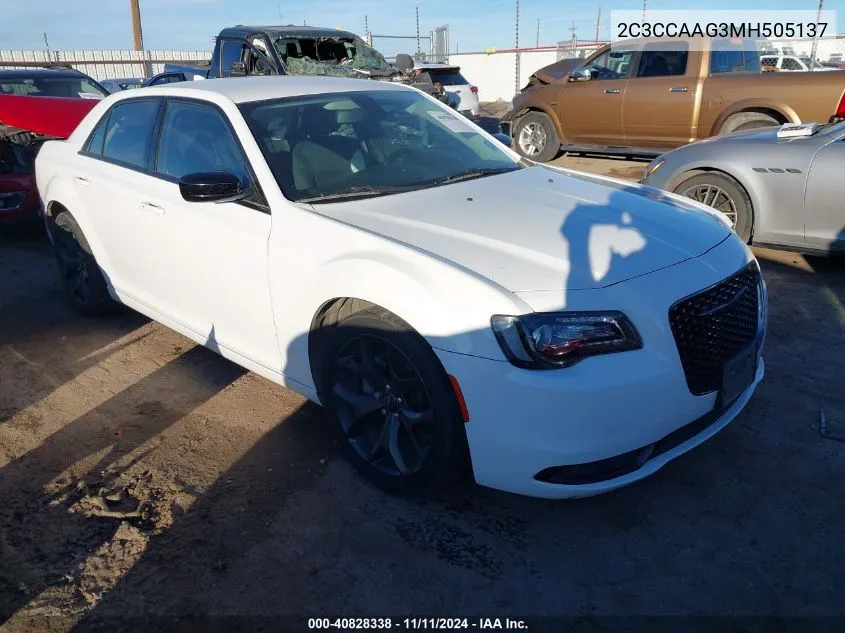 2021 Chrysler 300 Touring VIN: 2C3CCAAG3MH505137 Lot: 40828338