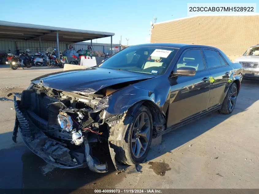 2021 Chrysler 300 300S VIN: 2C3CCABG7MH528922 Lot: 40899073