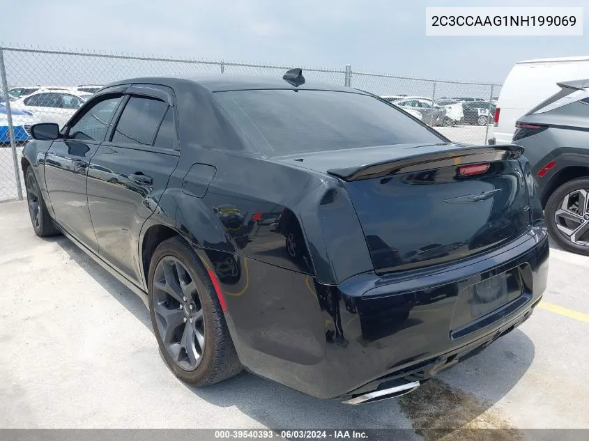 2022 Chrysler 300 Touring VIN: 2C3CCAAG1NH199069 Lot: 39540393