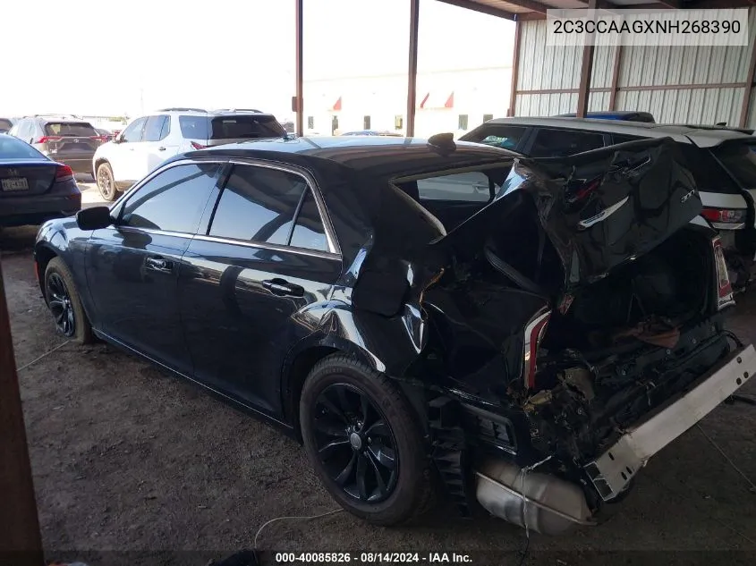 2022 Chrysler 300 Touring VIN: 2C3CCAAGXNH268390 Lot: 40085826