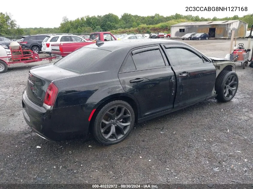 2C3CCABG8NH127168 2022 Chrysler 300 S