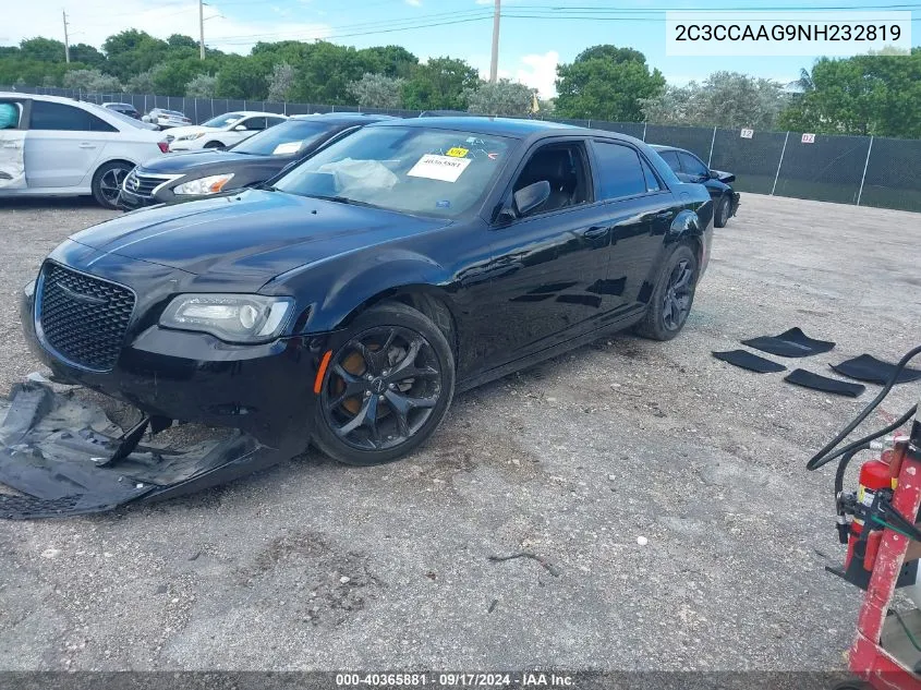 2C3CCAAG9NH232819 2022 Chrysler 300 Touring