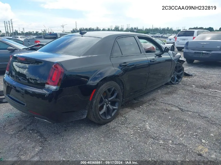 2C3CCAAG9NH232819 2022 Chrysler 300 Touring