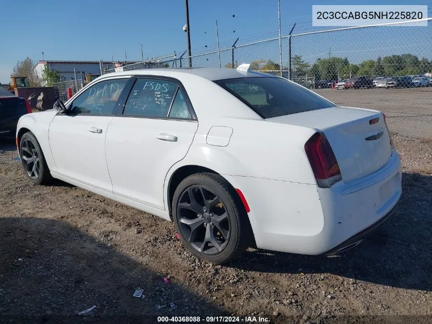 2C3CCABG5NH225820 2022 Chrysler 300 S