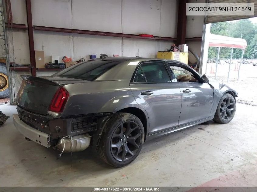 2C3CCABT9NH124549 2022 Chrysler 300 S